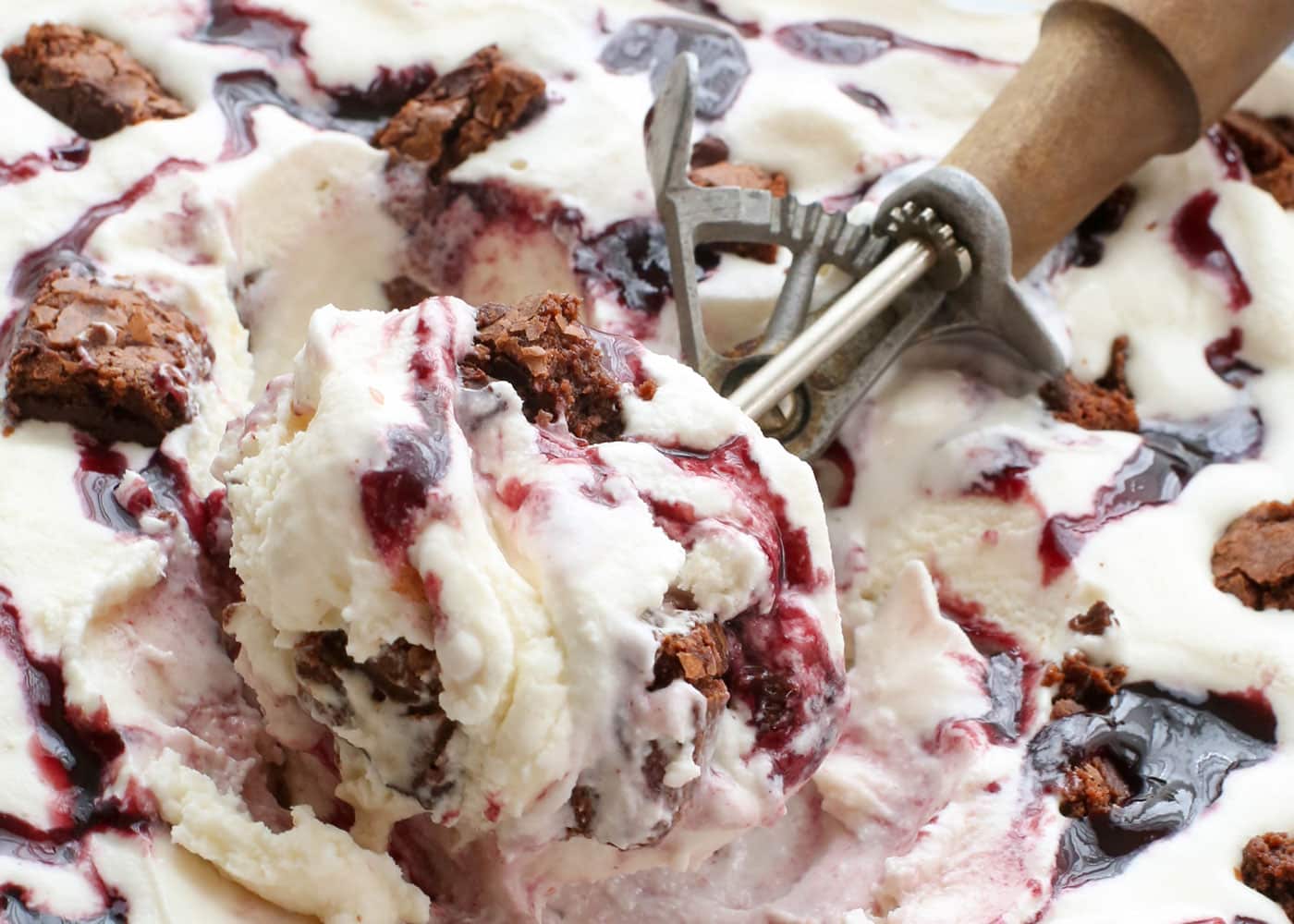 Homemade Brownie Berry Ice Cream: Achieving Perfect Sweet-Tart Balance